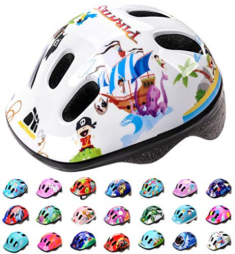 meteor Kinder fahrradhelm ab 1 Jahr – sicherer & stoßdämpfender Kinderhelm mit verstellbarem Headlock - waschbarem Fahrrad Helm Innenfutter – optimaler Schutz & leichtes Design für Baby-Abenteurer