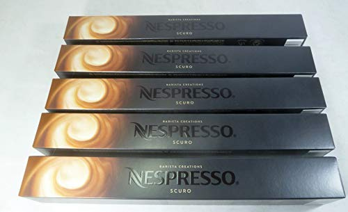 Nespresso Barista Creations Scuro 2019 Lot de 50 capsules à 5 manches
