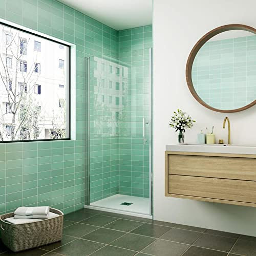 Mamparas de Ducha Puerta Abatible Completa 6mm Antical 76x195cm