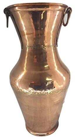Paraplyställ amfora koppar med handtag heminredning vardagsrum taverna 64 x 33 cm