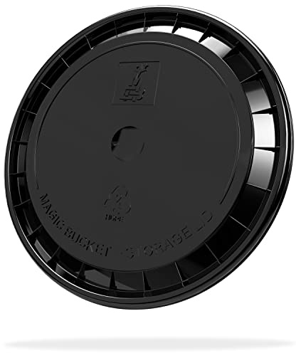 detailmate Black & White Set | Washing Bucket Lid Black | Accessories for Professional Car Hand Wash | Cleaning Bucket Ideal for Car Wash, Motorcycle Wash, Car Care