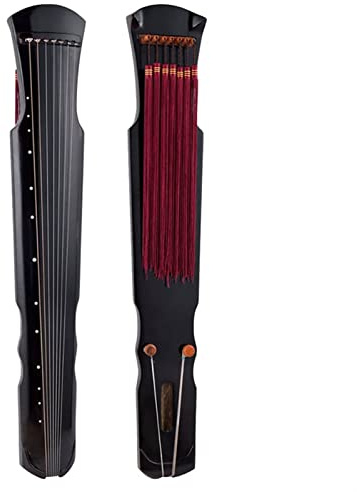 TSTS Chinesische Zither Handgemachte Fuxi Guqin Erwachsene Anfänger Praxis Lyre Instrument 7 Saiten Alte Zither