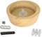 Holz Verteilerdose 85x28mm aus Eichenholz mit Zubehör und Lüsterklemme Deckendose Baldachin