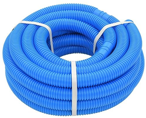 ZEYUAN Poolschlauch Blau 38 mm 12 m, Pool Schlauch, Pool Absaugschlauch, Pool Anschlussset, Schlauch Poolpumpe, Schläuche Für Pool, Pool Ersatzschlauch
