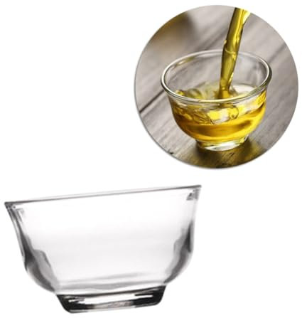 BESTonZON 2stücke Teiliges Glas Teetassen Aus Hochwertigem Borosilikat Hohe Hitzebeständigkeit Klare Transparenz Elegante Teetassen Für Zuhause Und Büro Geeignet