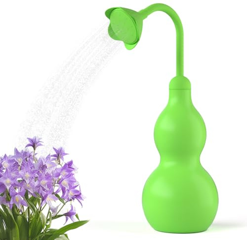 BKSAI Gießkanne für Zimmerpflanzen 325ML, Klein Ballbrause | 2in-1 Düse, Gießbrause, Mini Sprühflasche, Aufzucht von Setzlingen