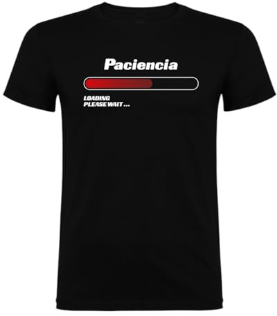 Xusilimo Camiseta Personalizada Unisex de Algodón – Regalo Original Paciencia - A Todo Color - Mujer y Hombre - Regalos Personalizados