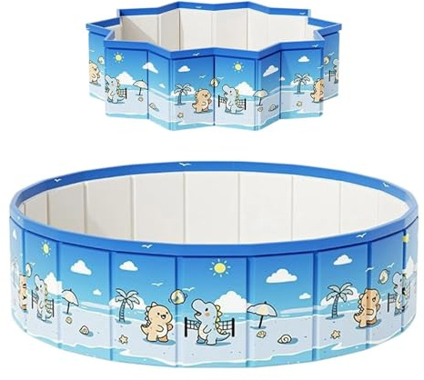 Fold Up Pool Outdoor Bath Tub with – – – Drain Pipe Non-Slip Kid Pool for | | Non-Slip Kid Pool for Vacation Garden Home Park Lake Beach | | | Summer Fold Up Pool Outdoor Bath Tub with Drain Pipe Fold Up