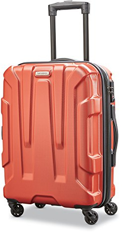 Samsonite Centric Hardside Expandable Luggage with Spinner Wheels, Burnt Orange, Carry-On 20-Inch