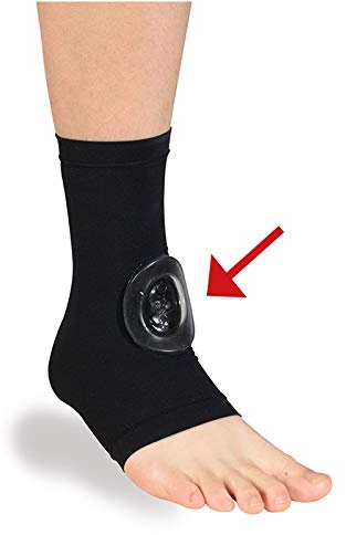 X-FOOT Kuddstrumpor – (Donut) parpris – universell storlek – effektiv tryckavlastning i centrala området – perfekt för ishockey/skid/inliner/vandring/fritid och mer