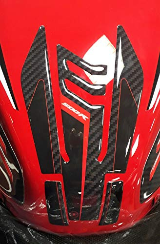 LABELBIKE 3D Aufkleber Motorrad Tankpad kompatibel mit Honda | CBR 500R, Harzschutz, Kratzschutz, Dekoration, CBR 500 R