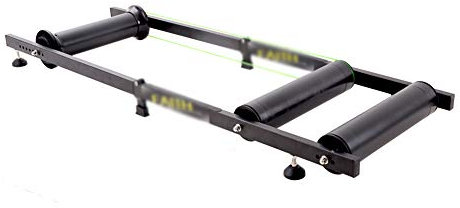 ZXCVBNAS Bike Trainer Stehen Indoor Fahrradtrainer Tragbares Radfahren Fahrrad Roller Trainer mit Widerstand für MTB Straßen-Fahrrad-Übung Übung Bike Folding Roller Rahmen