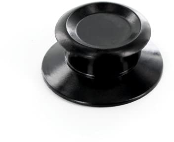 DL-pro Universal Deckelgriff Ersatzgriff Ø 66mm schwarz für Kochtopf Pfanne Topfdeckel | Passend für fast alle Marken