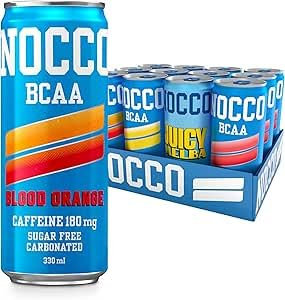 NOCCO Sugar Free Energy Drink – BCAA, 180mg High Caffeine, with Amino Acids & Vitamins, Ideal for Pre Workout – 12 x 330ml (Summer Variety Pack)