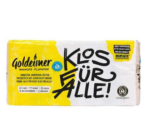 Goldeimer Toilettenpapier - 3lagig 150Blatt (8erPack)