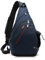 TUDEQU Sling Bag Herren Groß,8 Pockets Schulterrucksack Herren,19L Sling Rucksack Herren,Umhängetasche Herren,Schultertasche