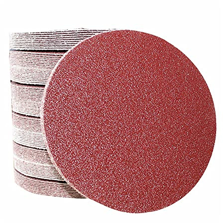 FEIHU 30 Stück schleifscheiben 180mm klett,Schleifscheiben Durchmesser 180mm,Körnung 5X P60/100/120/180/240/320 für Trockenbauschleifer Exzenterschleifer Schleifgiraffe.