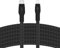 Belkin BoostCharge Pro Flex geflochtenes USB-C/Lightning-Kabel, 3 m, MFi-zertifiziert, 20 W, zum Schnellladen mit PD Power Delivery für Geräte wie iPhone 14/14 Plus, 13, 12, Pro, Max, mini – Schwarz