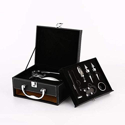 SPELAX Apribottiglie, Set apribottiglie Manuale Kit cavatappi apribottiglie con Accessori per Vino da 9 Pezzi