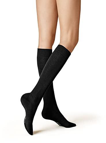KUNERT Damen Kniestrümpfe Wool Care wärmeisolierend Black 0070 39-42