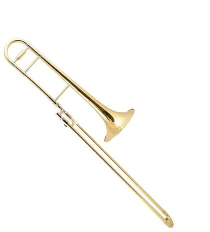 professionelle Posaune Alt-B-Posaune Lackierte Goldposaune Musikinstrument Altposaune Handpolierte Trichteröffnung