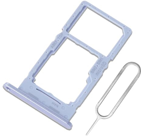 Eonpam Original DUAL SIM Card Slot Tray Holder Replacement for Samsung Galaxy A25 Incl Sim Pin (Blue)