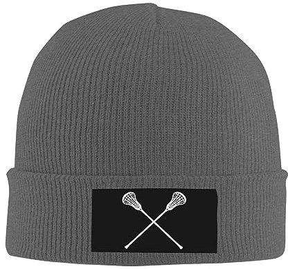 Strickmütze Lacrosse Beanie Mütze Weich Wintermütze Atmungsaktive Beanie Hut Für Fischen Camping Running