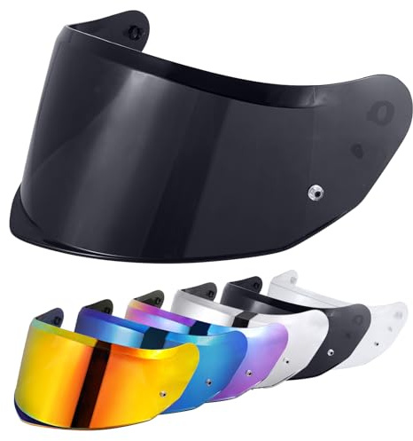 VCOROS Helmvisier für FF808 Stream II Motorradhelm Visier | Motorrad Windschutzscheibe Helm Visier passen,Helmlinsenvisier Vollgesichtsanpassung