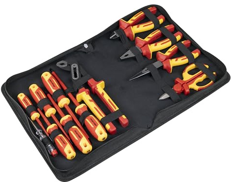 Sealey Premier Screwdriver, Pliers & Scissor Set 12pc - VDE Approved - AK83463