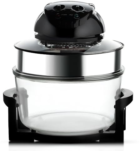 Freidora De Aire De Gran Capacidad De 12 L, Multifuncional Con Cristal Visible, Cocina Eléctrica Doméstica 8 En 1 For Freír, Hornear Y Asar.