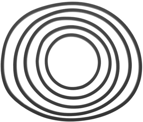 Toyvian 5 Piezas Anillos Flotantes para Plantas Acuáticas Redondos para Alimentación de Peces Accesorios para Acuarios y Estanques Diseño Fácil Instalación Aislamiento Natural Plantas