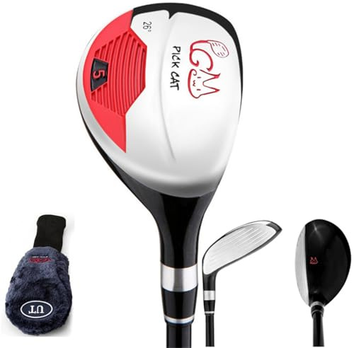 Golf Club Wood #1 Golf Driver/Golf Hybrid for Right Handed 3-12 Year Beginner Kids Boys Girls with Carbon Shaft and Headcover
