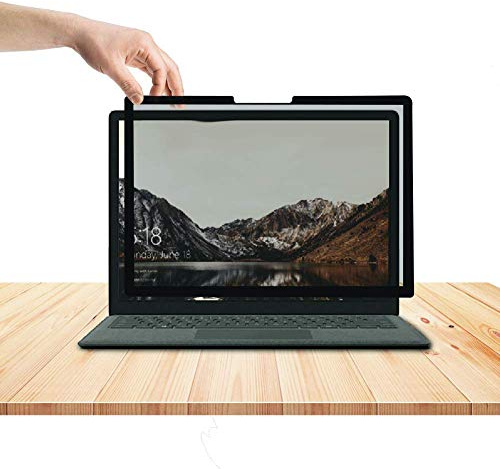 Filtre de protection d'écran de confidentialité pour ordinateur portable Microsoft Surface 6/5/4/3/2/1 ème génération 15 pouces, filtre de protection d'écran sans bulles, anti-espion