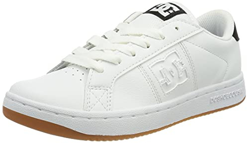 DC Shoes Striker Zapatillas, Hombre, Multicolor (White/Black/Gum), 44 EU