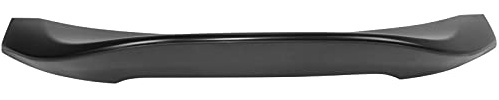 IKON MOTORSPORTS, Trunk Spoiler Compatible with 2013-2016 Scion FR-S & 2013-2020 Subaru BRZ & 2017-2020 Toyota 86, L Style Unpainted Black ABS Plastic Rear Trunk Lid Spoiler Wing Lip