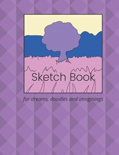 Sketch Book: Notebook for Drawing, Writing, Painting, Sketching or Doodling, Purple Lovers, 120 Pages, 8.5x11