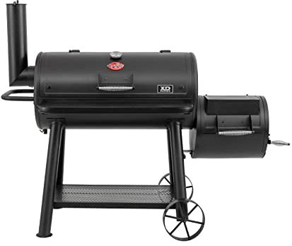 Char-Griller Grand Champ Grill et fumoir décalé Noir
