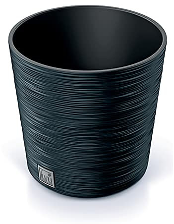 Pot de fleurs avec reserve d´eau 7,5 L anthracite - FURU