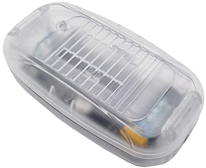 LED Dimmer für Stehlampen 12V mit Trafo 1–25W Treiber Schnurdimmer Fußdimmer transparent 611080 PWM