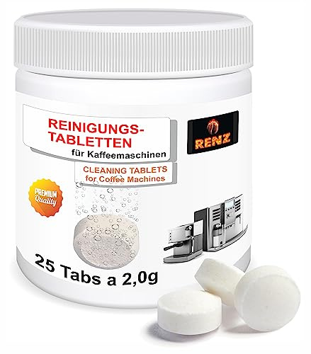 Reinigungstabletten a 2g für Kaffeevollautomaten Kaffeemaschinen & Siebträger (25)
