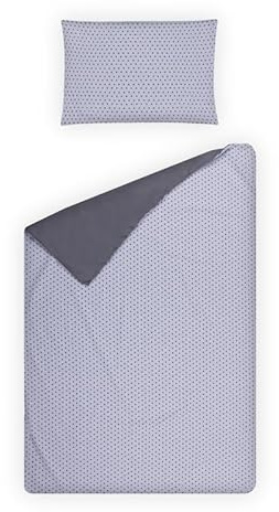 Bestlivings Kinderbettwäsche Baby 2-teilig Baumwolle Punkte | Bettbezug 100x135cm, Kissenbezug 40x60cm, mit Reißverschluss, OEKO-TEX, atmungsaktiv, 60°C waschbar, perfekt für Kleinkinder