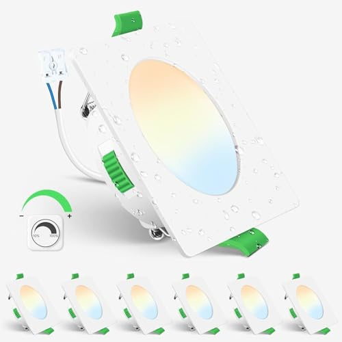 ALUSSO LED Einbaustrahler 230V, 55-68mm IP44 Deckenspots Einbauleuchten