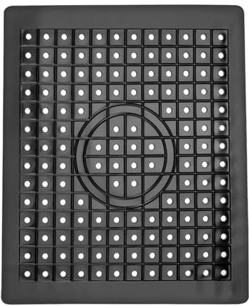 HJIAMA Spülbeckenmatte, Drainagematte spülbecken, Faltbar und Schneidbar Wasserhahn Spritzschutzmatte Schwarz, Spülmatte für Badezimmer, Küche, Esstisch, Waschbecken