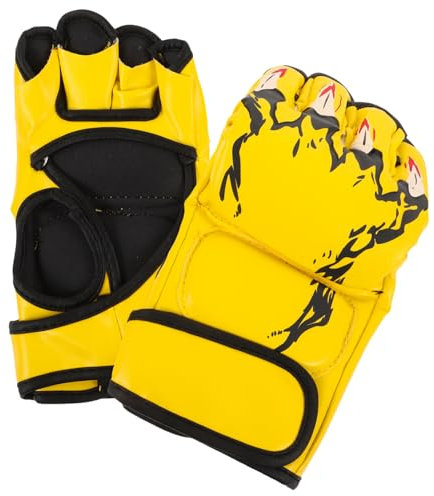 Milisten 1paar Kickboxing Handschuhe Ergonomische Trainingshandschuhe Aus Pu Für Sparring Und Fitness Leicht Und Atmungsaktiv Für Männer Und Frauen Geeignet Verstellbares Handgelenk