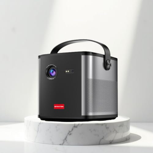 Videoproiettore 3D 4K Full HD Batteria Integrata - Altoparlanti - Lunga durata - Portatile