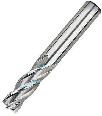 1 stücke Schaftfräser Hohe Präzision HSS Metall Cutter Co8 D1-32mm 2 3 4 Flöten Zähne Aluminium Fräsen werkzeug Schlüssel Sitzer Router Bit(7mm,4 Flutes-HSS)
