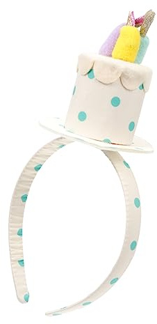 Healeved 1pezzi Cerchietto per Ragazzo Ragazza Ragazza Cerchietto per Feste di Compleanno Fascia per Capelli di Compleanno Copricapo di Design Cappello Decorazione per Capelli