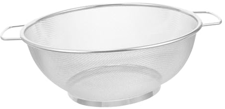 Ipetboom Stainless Steel Fine Mesh Strainer Basket Kitchen Sieve for Draining Pasta Vegetables Fruits and Oil Filtering Resistant Washing and Frying Basket