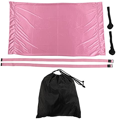 MSDFNSDOL Hamac de Yoga avec Jambes Fendues, entraînement Extensible, balançoire de Yoga aérienne avec Bretelles réglables, hamac aérien élastique Portable pour Accessoires de Yoga à la (Rose)