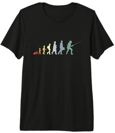 Esgrimista Evolución Esgrimista Aficionado Épée Camiseta Premium